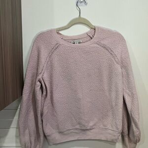 American Eagle Outfitters Light Pink Crew Neck Sweater